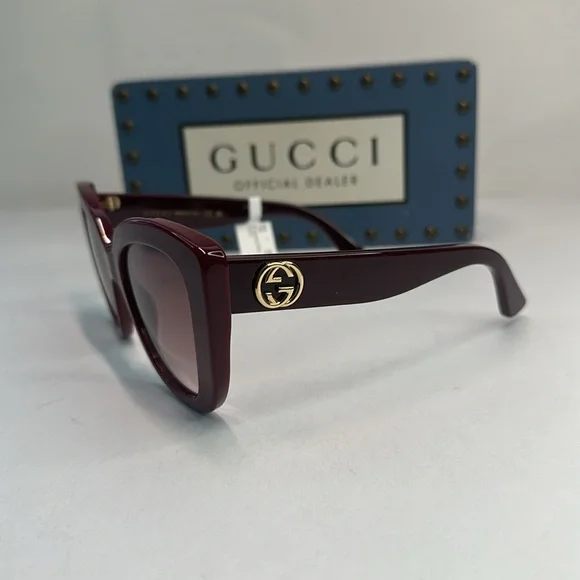 New Authentic Gucci Oversized GG0327S 006 Butterfly Sunglasses New Authentic Gucci Oversized GG0327S 006 Butterfly Sunglasses main image 3